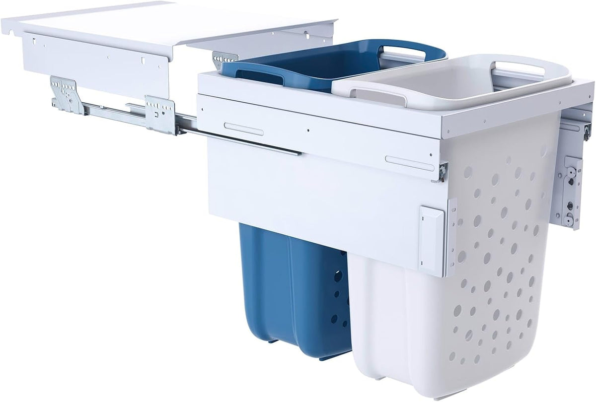 Un trieur a linge associe des elements metalliques et des espaces separes