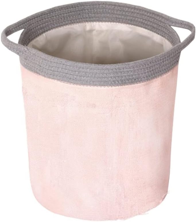 Decouvrez le panier a linge au format peu encombrant avec une partie textile en coton