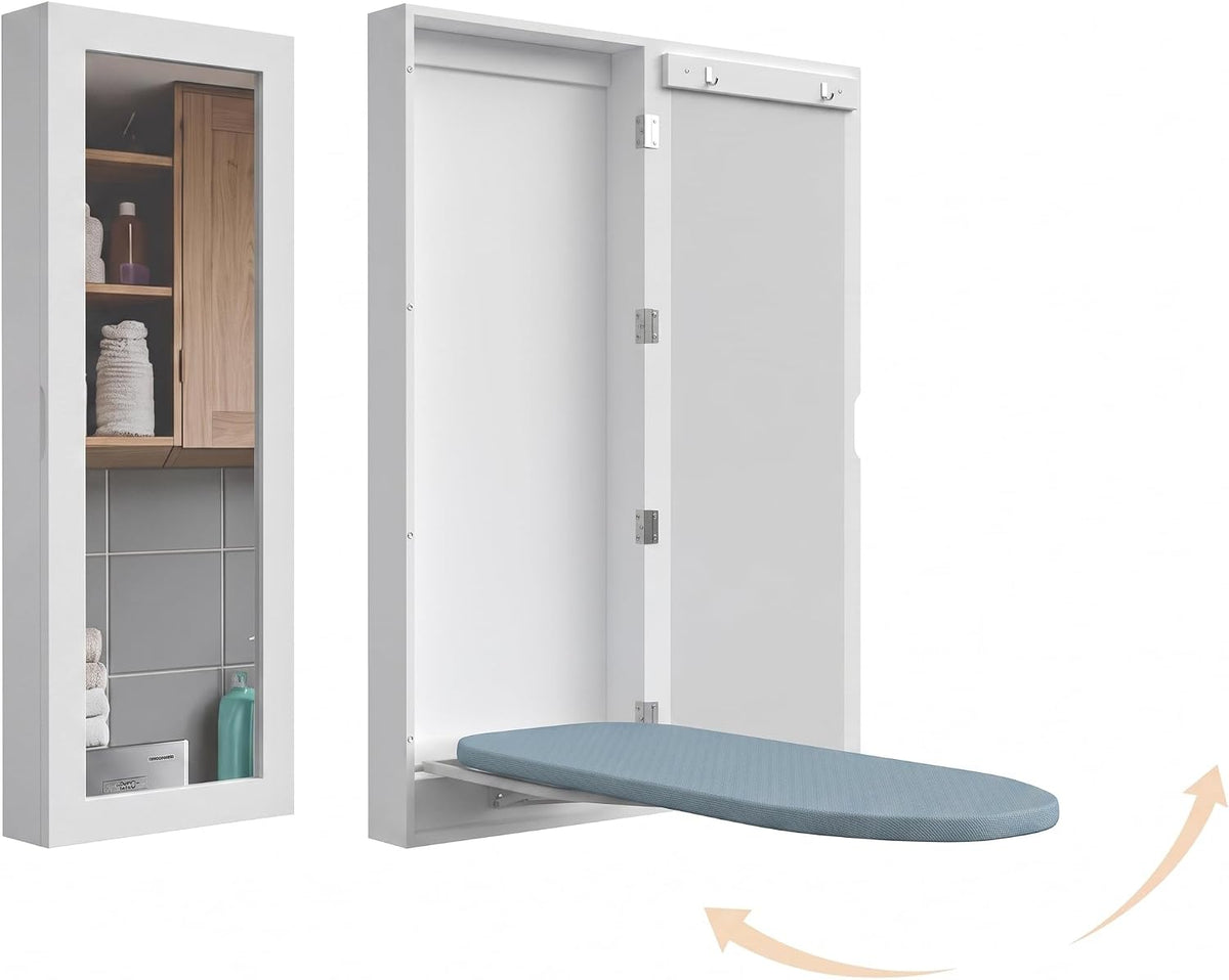 Ce miroir comporte une fixation murale
